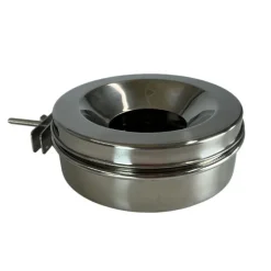 Active Canis Non-splash Metalskål Og Skåleholder Z1