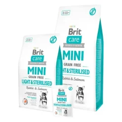 Brit Care Mini Grain Free Light & Steriliseret | Tørfoder