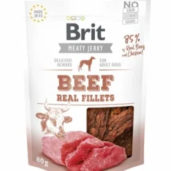 Brit Jerky Beef Fillets | 80g