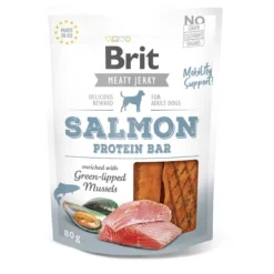 Brit Jerky Salmon Protein Bar | 80g