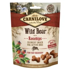 Carnilove Crunchy Snacks, Vildsvin & Hyben | 200g