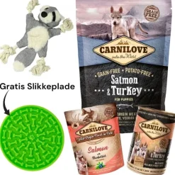 Carnilove Hvalpefoder Startpakke | GRATIS Slikkeplade Z1
