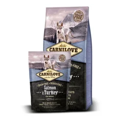 Carnilove Salmon & Turkey Tørfoder | Hvalpefoder