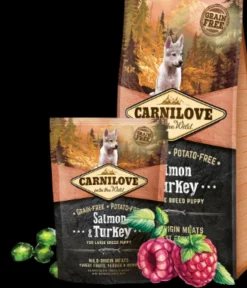 Carnilove Salmon & Turkey Tørfoder | Puppy Large Breed