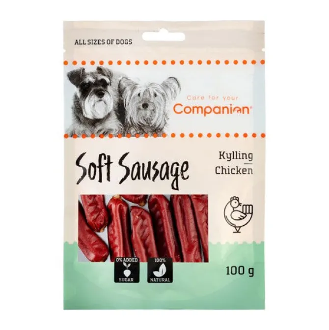 Companion Dry Sausage Kylling | 100g