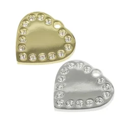 Diamant Hundetegn Hjerte Small