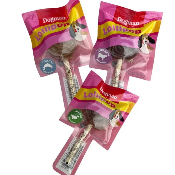 Dogman Lollipop | 3 Smagsvarianter/18 Stk | OUTLET