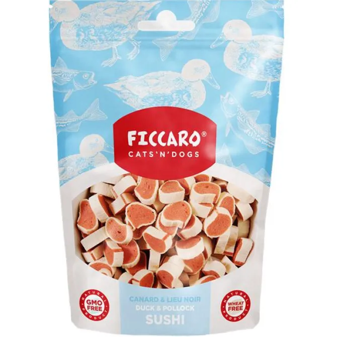 Ficcaro Duck & Pollock Sushi 100g