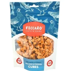 Ficcaro Pollock & Chicken Cubes | 100g