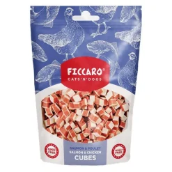 Ficcaro Salmon & Chicken Cubes | 100g