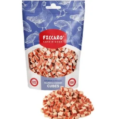 Ficcaro Salmon & Chicken Cubes | 100g