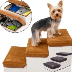 Foldbar Hundetrappe Med Opbevaring