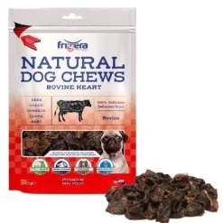 Frigera Natural Dog Chews Oksehjerter | 250g