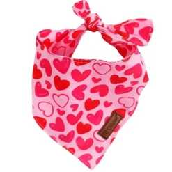 Ollipet City Lux Bandana | Hearts Of Love