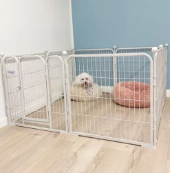 Ollipet Hvalpegård M. Stokke Og Gulvbeskytter | 60cm. Høj | 2. Sortering