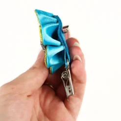 Ollipet Nummerclips | Guld Og Turkis Blomst