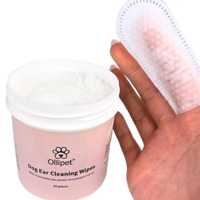 Ollipet Pet Ear Finger Wipes