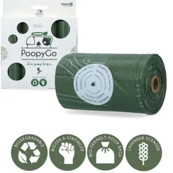 PoopyGo Miljøvenlige Hundeposer | Lavendelduft