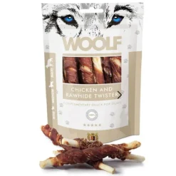 WOOLF Chicken And Rawhide Twister | 100g